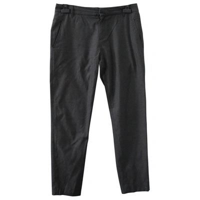 Pre-owned Comptoir Des Cotonniers Straight Pants In Grey