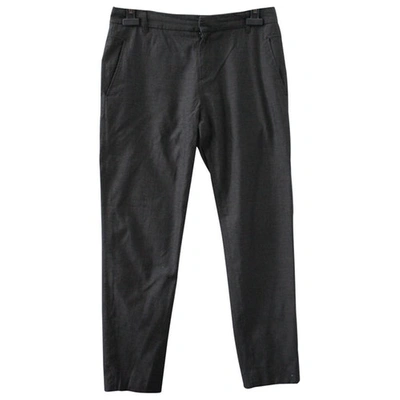 Pre-owned Comptoir Des Cotonniers Straight Pants In Grey