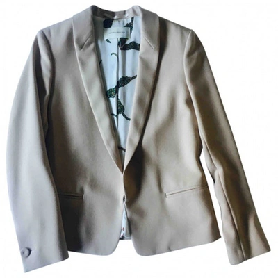 Pre-owned Mauro Grifoni Beige Polyester Jacket