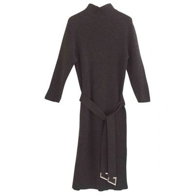 Pre-owned Gucci Cashmere Mid-length Dress In Brown