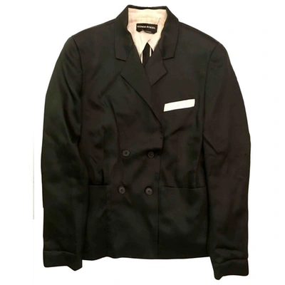 Pre-owned Sonia Rykiel Suit Jacket In Black