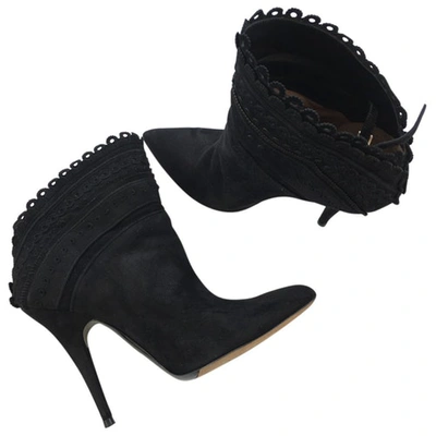 Pre-owned Tabitha Simmons Ankle Boots In Black