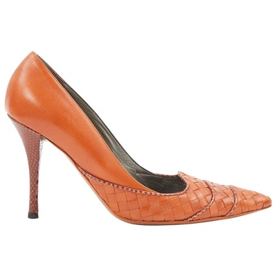 Pre-owned Officine Creative Leather Heels In Camel