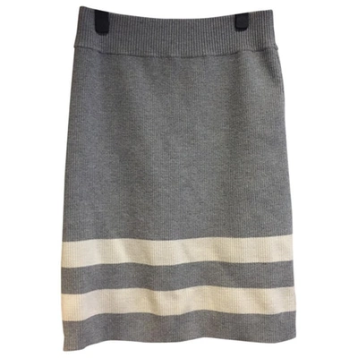 Pre-owned Edun Wool Mid-length Skirt In Grey