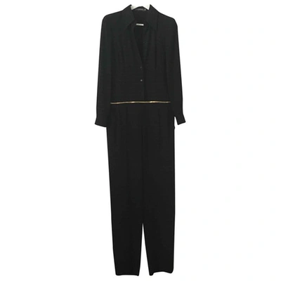 Pre-owned Alexander Mcqueen Jumpsuit In Black