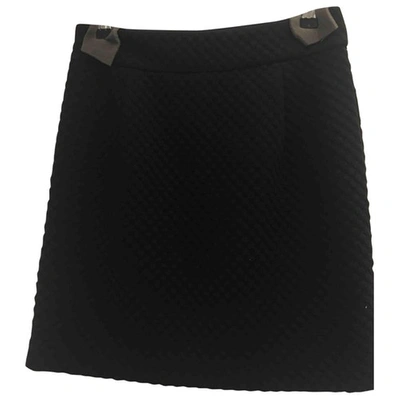Pre-owned Hoss Intropia Mini Skirt In Black