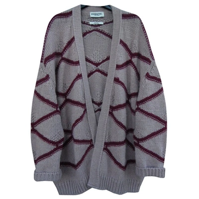 Pre-owned Essentiel Antwerp Wool Cardi Coat In Multicolour