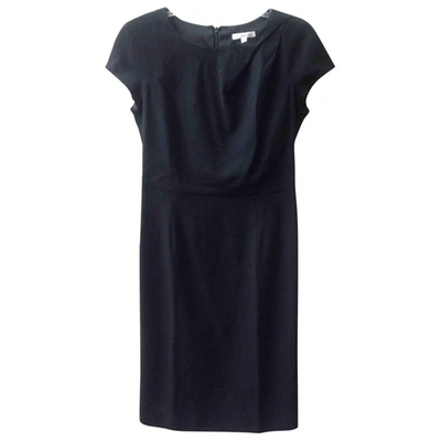 Pre-owned Paule Ka Wool Mid-length Dress In Black