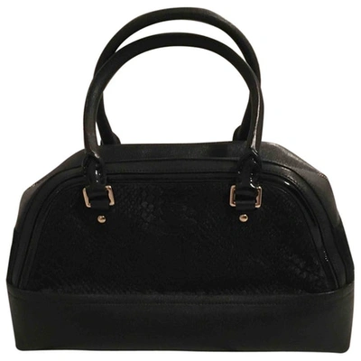 Pre-owned Roberto Cavalli Pony-style Calfskin Handbag In Black