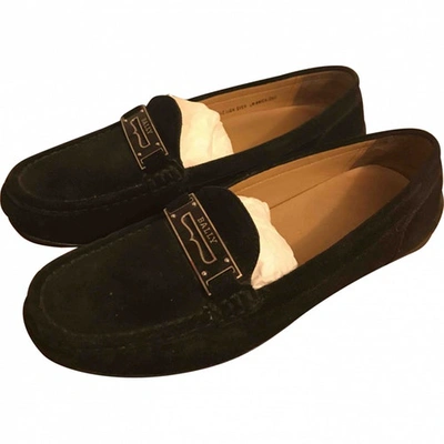 Pre-owned Bally Flats In Black