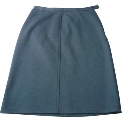 Pre-owned Sonia Rykiel Wool Mid-length Skirt In Blue