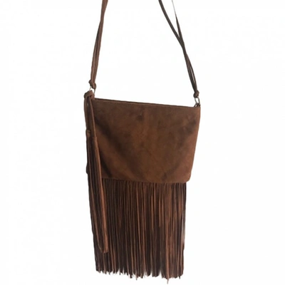 Pre-owned Pinko Brown Leather Handbag
