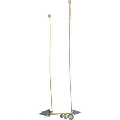 Pre-owned Elizabeth Cole Necklace In Blue