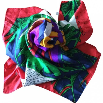 Pre-owned Carven Silk Handkerchief In Multicolour