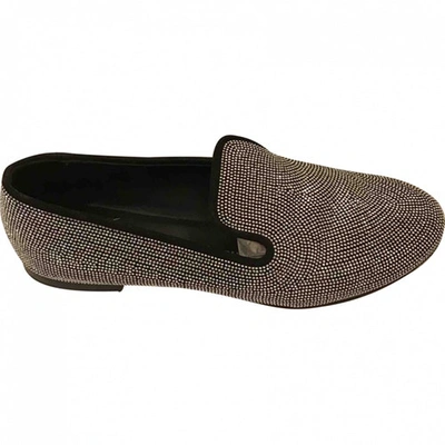 Pre-owned Giuseppe Zanotti Leather Flats In Silver