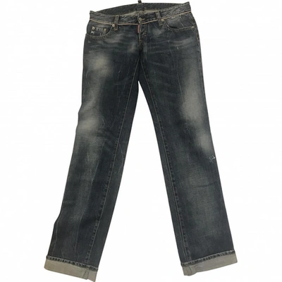 Pre-owned Dsquared2 Blue Cotton Jeans