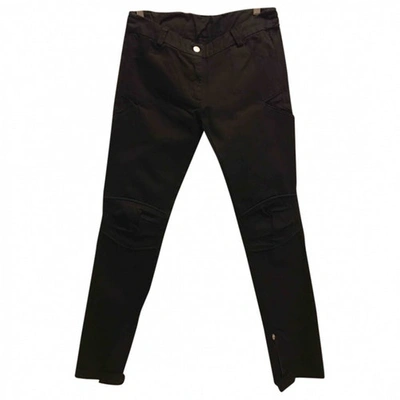 Pre-owned Iro Trousers In Black