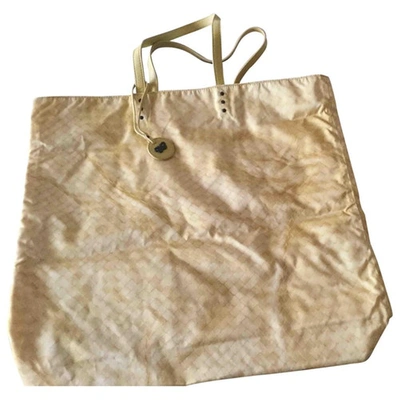 Pre-owned Bottega Veneta Cloth Handbag In Yellow