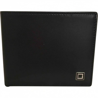 Pre-owned St Dupont Black Leather Wallet
