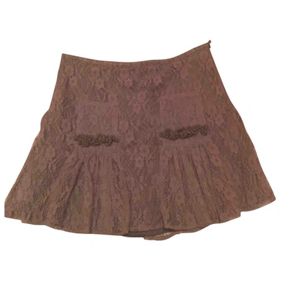 Pre-owned Essentiel Antwerp Mini Skirt In Brown