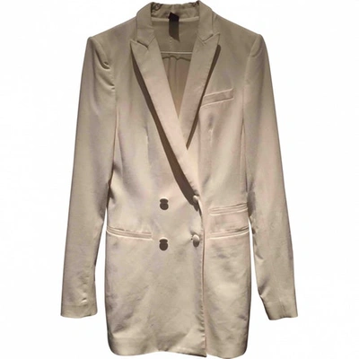 Pre-owned Dondup White Viscose Jacket