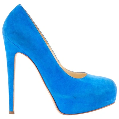 Pre-owned Brian Atwood Heels In Blue