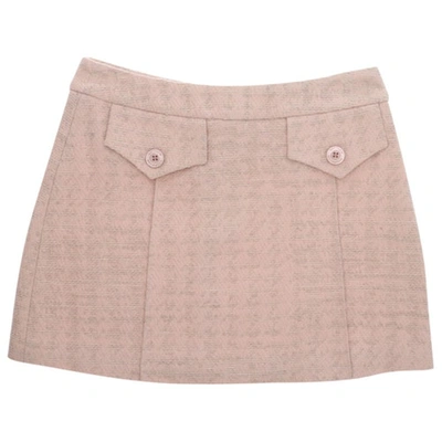 Pre-owned Matthew Williamson Mini Skirt In Pink