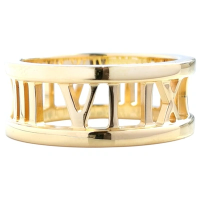 Pre-owned Tiffany & Co Atlas Yellow Gold Ring