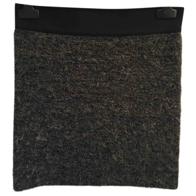 Pre-owned Iro Wool Mini Skirt In Anthracite