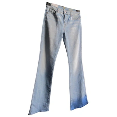 Pre-owned 7 For All Mankind Cotton - Elasthane Jeans