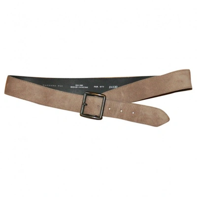 Pre-owned Barbara Bui Leather Belt In Brown