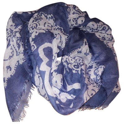 Pre-owned Altea Stole In Blue