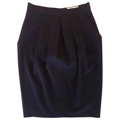 Pre-owned Michael Kors Wool Skirt In Black