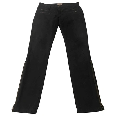 Pre-owned Current Elliott Anthracite Cotton Jeans