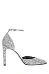 GIVENCHY GIVENCHY GLITTERED ANKLE STRAP PUMPS