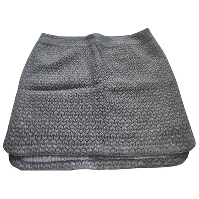 Pre-owned Zadig & Voltaire Mini Skirt In Grey