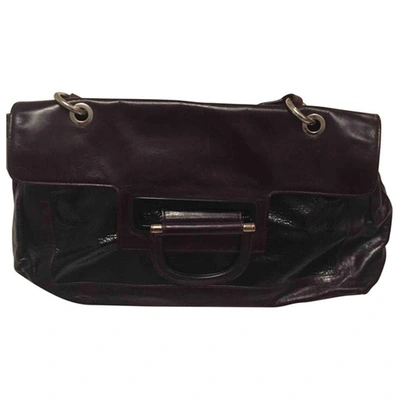 Pre-owned Lanvin Leather Handbag In Multicolour