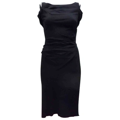 Pre-owned Prada Mid-length Dress In Black