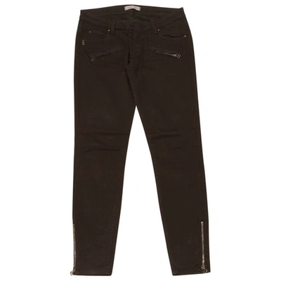 Pre-owned Pierre Balmain Slim Jeans In Black