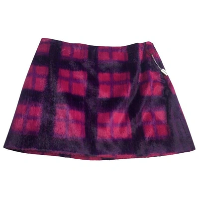 Pre-owned Philosophy Di Alberta Ferretti Wool Mini Skirt In Other