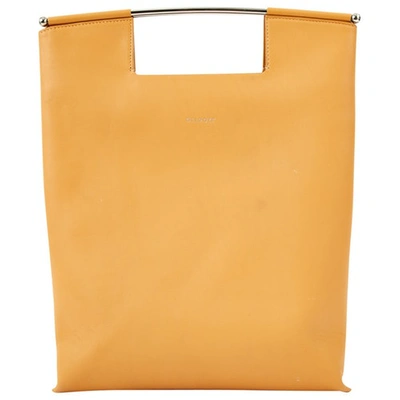 Pre-owned Delpozo Leather Tote In Camel