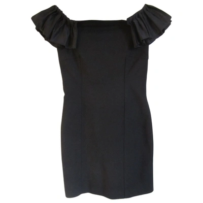 Pre-owned The Kooples Mini Dress In Black