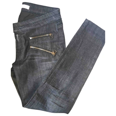 Pre-owned Pierre Balmain Slim Jeans In Grey