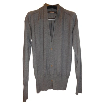 Pre-owned Roberto Cavalli Grey Cashmere Knitwear