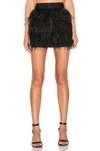 MILLY FEATHER MINI SKIRT,178 FE 02454