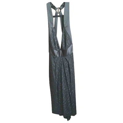 Pre-owned Roberto Cavalli Mid-length Dress In Black