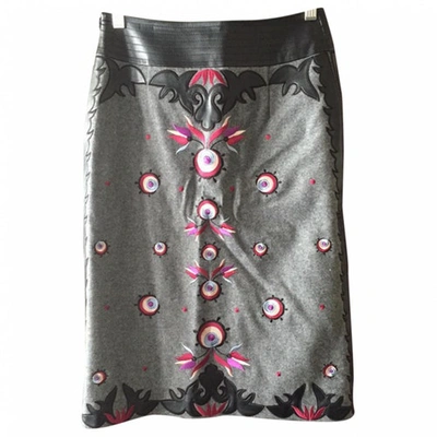 Pre-owned Vilshenko Wool Mid-length Skirt In Multicolour