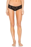 Hanky Panky After Midnight Signature Open Panel Cheeky Hipster In Black