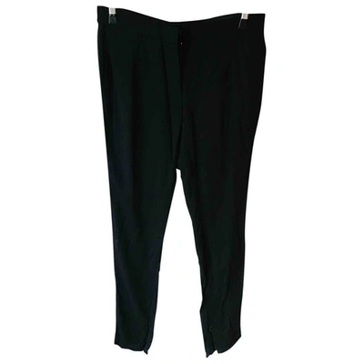 Pre-owned Joseph Trousers In Black