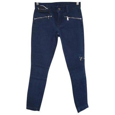 Pre-owned Ralph Lauren Slim Jeans In Blue